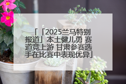「2025兰马特别报道」本土健儿勇 赛道竞上游 甘肃参赛选手在比赛中表现优异