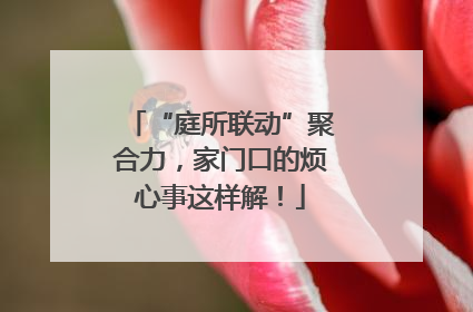 “庭所联动”聚合力，家门口的烦心事这样解！