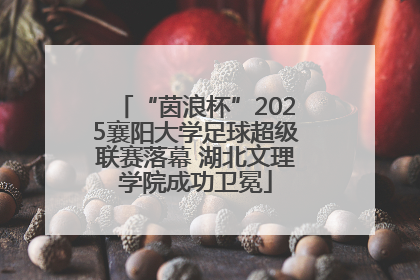 “茵浪杯”2025襄阳大学足球超级联赛落幕 湖北文理学院成功卫冕