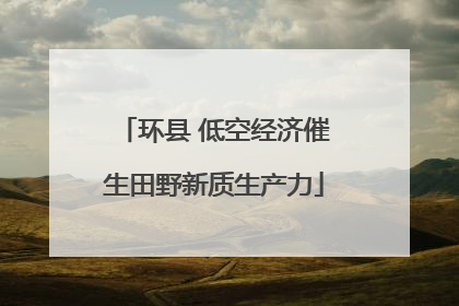 环县 低空经济催生田野新质生产力
