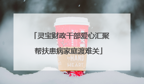 灵宝财政干部爱心汇聚 帮扶患病家庭渡难关