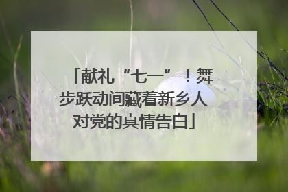 献礼“七一”！舞步跃动间藏着新乡人对党的真情告白
