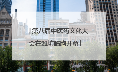 第八届中医药文化大会在潍坊临朐开幕