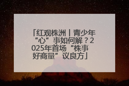 红观株洲丨青少年“心”事如何解？2025年首场“株事好商量”议良方