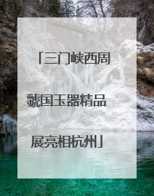 三门峡西周虢国玉器精品展亮相杭州
