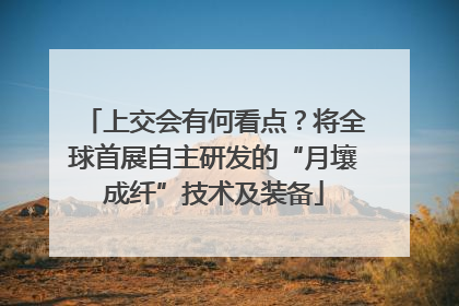 上交会有何看点？将全球首展自主研发的“月壤成纤”技术及装备