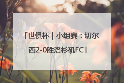 世俱杯｜小组赛：切尔西2-0胜洛杉矶FC