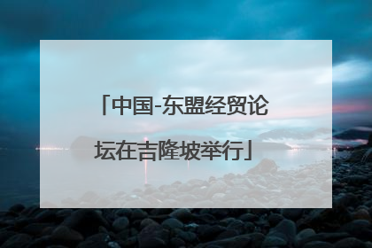 中国-东盟经贸论坛在吉隆坡举行