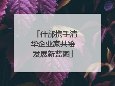 什邡携手清华企业家共绘发展新蓝图