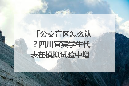 公交盲区怎么认？四川宜宾学生代表在模拟试验中增强乘车安全意识