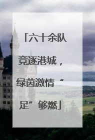六十余队竞逐港城，绿茵激情“足”够燃