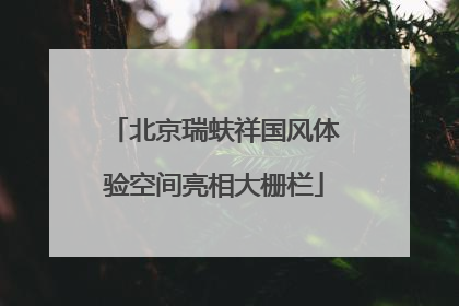 北京瑞蚨祥国风体验空间亮相大栅栏