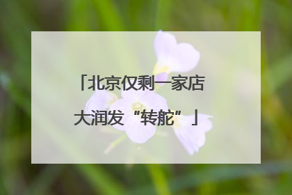 北京仅剩一家店 大润发“转舵”
