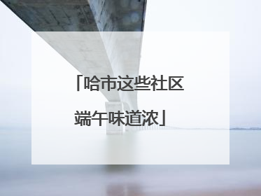 哈市这些社区端午味道浓