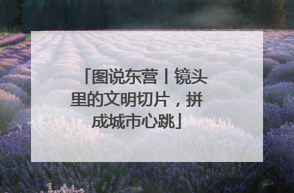 图说东营丨镜头里的文明切片，拼成城市心跳