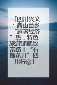 四川兴文：高山苗乡“避暑经济”热，特色旅游铺就致富路丨“石榴花开”四川行⑧