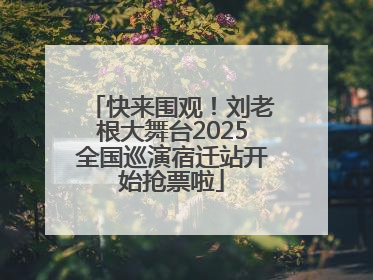 快来围观！刘老根大舞台2025全国巡演宿迁站开始抢票啦