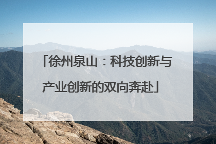 徐州泉山：科技创新与产业创新的双向奔赴