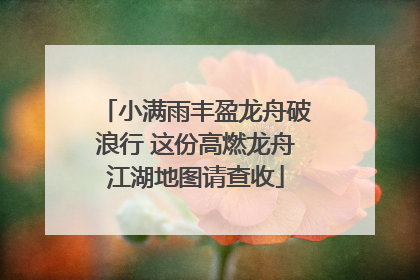 小满雨丰盈龙舟破浪行 这份高燃龙舟江湖地图请查收