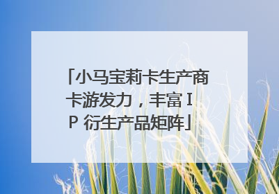 小马宝莉卡生产商卡游发力，丰富 IP 衍生产品矩阵