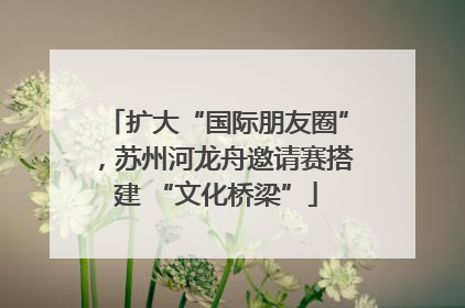 扩大“国际朋友圈”，苏州河龙舟邀请赛搭建 “文化桥梁”