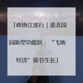 政协江淮行｜淮北段园新型功能区：“飞地经济”拔节生长