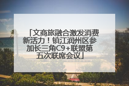 文商旅融合激发消费新活力！镇江润州区参加长三角C9+联盟第五次联席会议