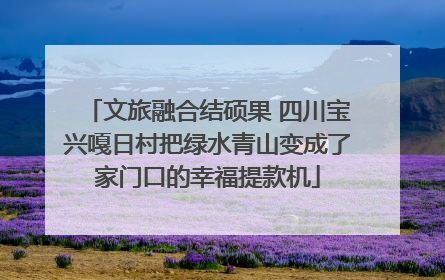 文旅融合结硕果 四川宝兴嘎日村把绿水青山变成了家门口的幸福提款机