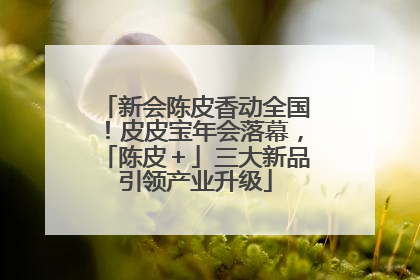 新会陈皮香动全国！皮皮宝年会落幕，「陈皮＋」三大新品引领产业升级