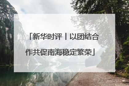 新华时评丨以团结合作共促南海稳定繁荣