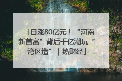 日涨80亿元！“河南新首富”背后千亿潮玩“湾区造”｜热财经