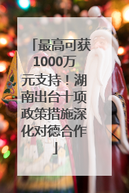 最高可获1000万元支持！湖南出台十项政策措施深化对德合作