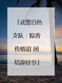武警百色支队：粽香传情谊 团结迎佳节