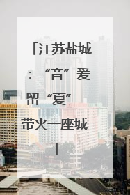 江苏盐城：“音”爱留“夏” 带火一座城