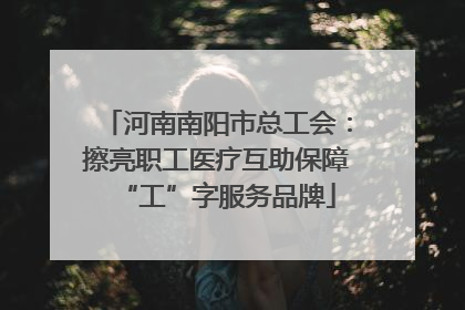 河南南阳市总工会：擦亮职工医疗互助保障“工”字服务品牌
