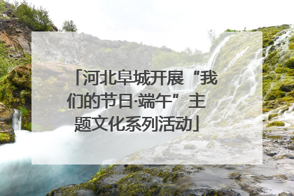河北阜城开展“我们的节日·端午”主题文化系列活动