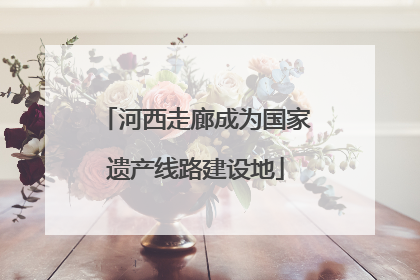 河西走廊成为国家遗产线路建设地