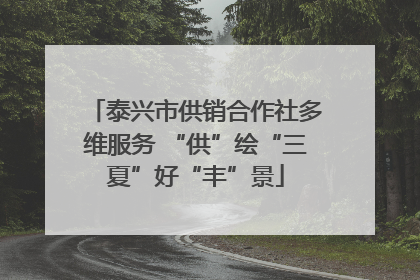 泰兴市供销合作社多维服务 “供”绘“三夏”好“丰”景