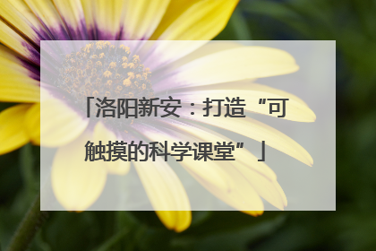洛阳新安：打造“可触摸的科学课堂”