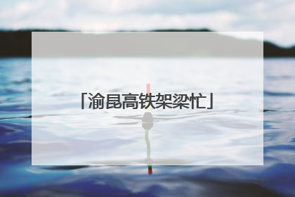 渝昆高铁架梁忙