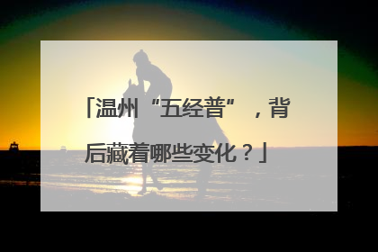 温州“五经普”，背后藏着哪些变化？