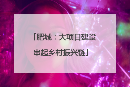 肥城：大项目建设串起乡村振兴链