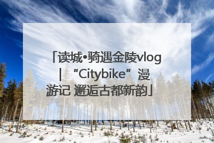 读城•骑遇金陵vlog｜“Citybike”漫游记 邂逅古都新韵