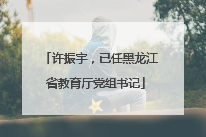 许振宇，已任黑龙江省教育厅党组书记