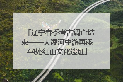 辽宁春季考古调查结束——大凌河中游再添44处红山文化遗址
