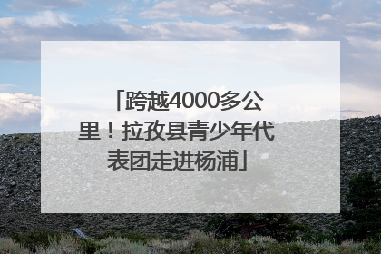跨越4000多公里！拉孜县青少年代表团走进杨浦