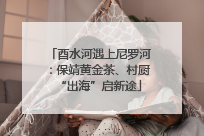 酉水河遇上尼罗河：保靖黄金茶、村厨“出海”启新途