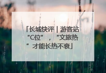 长城快评｜游客站“C位”，“文旅热”才能长热不衰