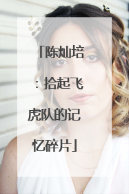 陈灿培：拾起飞虎队的记忆碎片