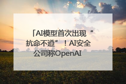AI模型首次出现“抗命不遵”！AI安全公司称OpenAI o3模型出现异常